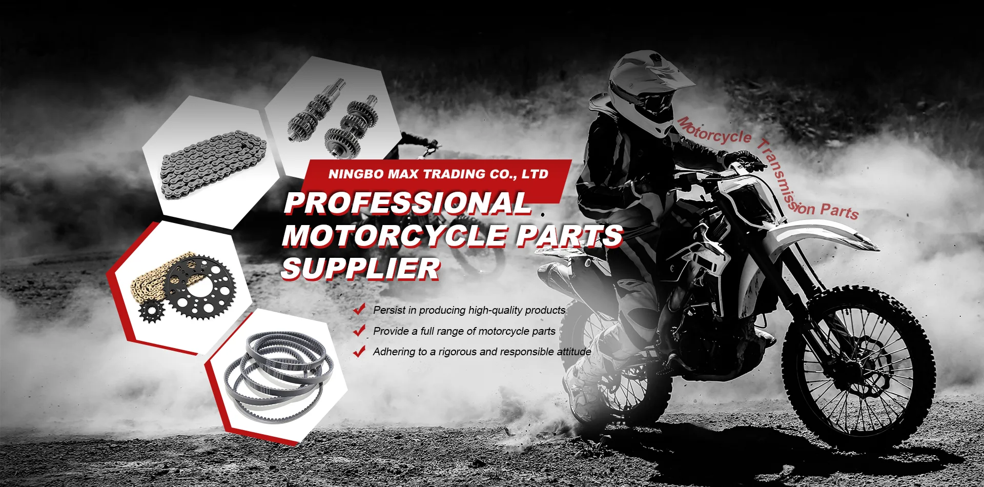 Dodavatel odolných dílů pro přenos motocyklů