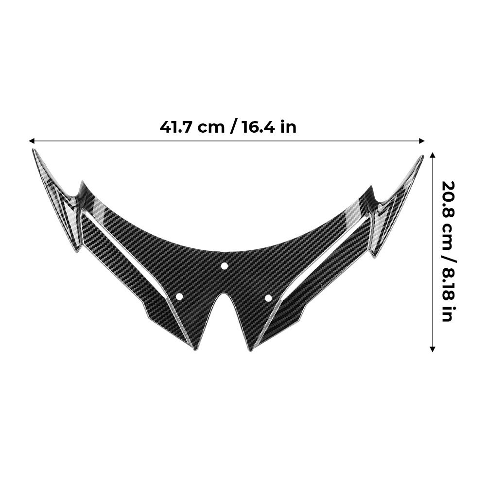 Aerodynamické křídlo přední kapotáže winglet spoiler pro Kawasaki Ninja 500 Ninja 500 SE 2024-2026