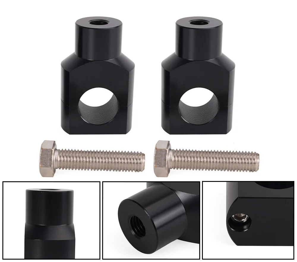 Universal CNC Aluminum Handle Bar Risers 25mm